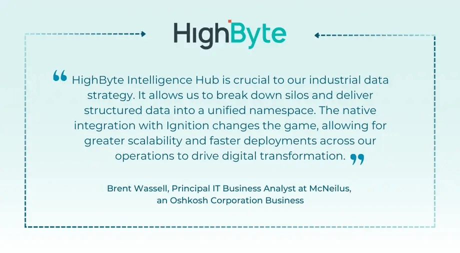 HighByte Intelligence Hub 4.0 QUotes