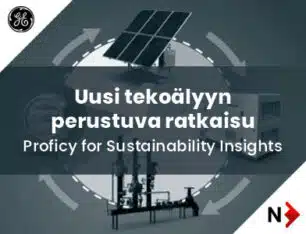 preview tekstillä Uusi tekoälyyn perustuva ratkaisu: Proficy for sustainability insights