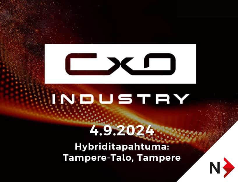 CXO Industry 4.9.2024 Hybriditapahtuma, Tampere-Talo, Tampere 
