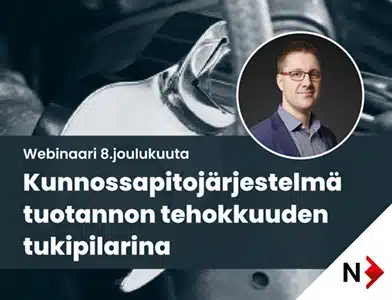 Kunnossapitojärjestelmä tuotannon tehokkuuden tukipilarina - Novotek